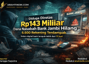 Diduga Diretas. Rp143 Miliar Dana Nasabah Bank Jambi Hilang. 6.600 Rekening Terdampak