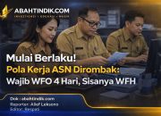 Mulai Berlaku! Pola Kerja ASN Dirombak: Wajib WFO 4 Hari, Sisanya WFH