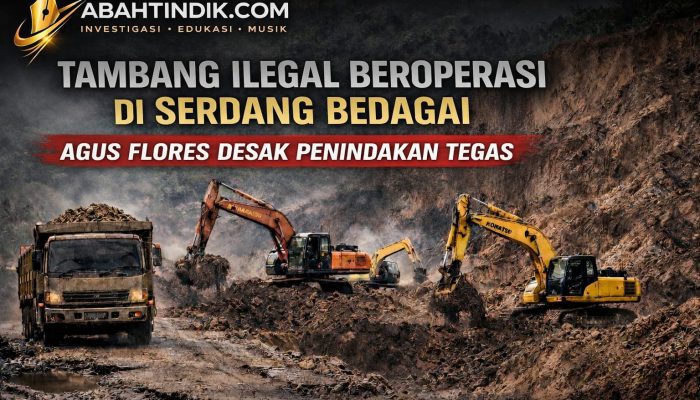Tambang Ilegal Diduga Beroperasi di Serdang Bedagai, Agus Flores Desak Penindakan Tegas