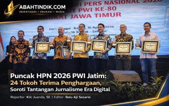 Puncak HPN 2026 PWI Jatim: 24 Tokoh Terima Penghargaan, Soroti Tantangan Jurnalisme Era Digital