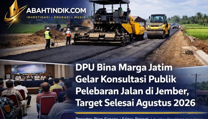 DPU Bina Marga Jatim Gelar Konsultasi Publik Pelebaran Jalan di Jember, Target Selesai Agustus 2026