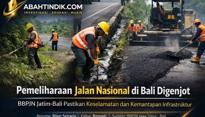 Pemeliharaan Rutin Jalan Nasional di Bali Digenjot, BBPJN Jatim-Bali Pastikan Keselamatan dan Kemantapan Infrastruktur