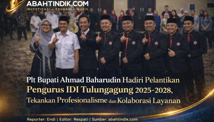 Plt Bupati Ahmad Baharudin Hadiri Pelantikan Pengurus IDI Tulungagung 2025–2028, Tekankan Profesionalisme dan Kolaborasi Layanan Kesehatan