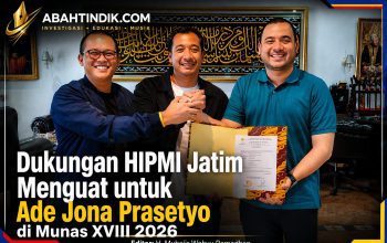 Dukungan HIPMI Jatim Menguat untuk Ade Jona Prasetyo di Munas XVIII 2026