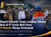 Bupati Sidoarjo Tinjau Ledakan Tabung Besi di PT Great Well Steel, 11 Rumah Warga Terdampak
