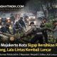 Polres Mojokerto Kota Sigap Bersihkan Pohon Tumbang, Lalu Lintas Kembali Lancar