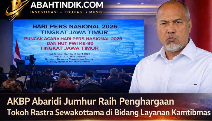 AKBP Abaridi Jumhur Raih Penghargaan Tokoh Rastra Sewakottama di Bidang Layanan Kamtibmas