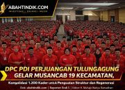 DPC PDI Perjuangan Tulungagung Gelar Musancab 19 Kecamatan, Konsolidasi 1.200 Kader untuk Penguatan Struktur dan Regenerasi