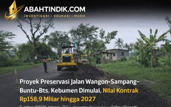 Proyek Preservasi Jalan Wangon–Sampang–Buntu–Bts. Kebumen Dimulai, Nilai Kontrak Rp158,9 Miliar hingga 2027
