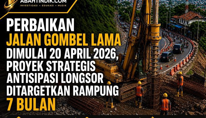 Perbaikan Jalan Gombel Lama Dimulai 20 April 2026, Proyek Strategis Antisipasi Longsor Ditargetkan Rampung 7 Bulan
