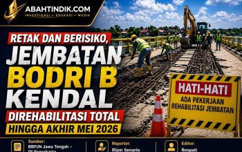 Retak dan Berisiko, Jembatan Bodri B Kendal Direhabilitasi Total hingga Akhir Mei 2026