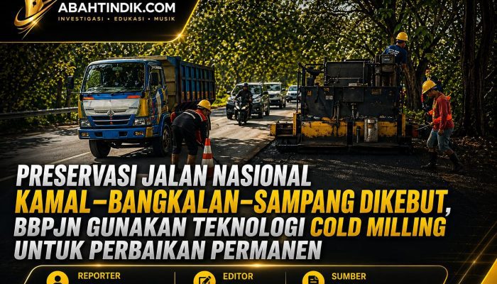 Preservasi Jalan Nasional Kamal–Bangkalan–Sampang Dikebut, BBPJN Gunakan Teknologi Cold Milling untuk Perbaikan Permanen