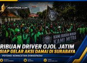 Rute Bundaran Waru–DPRD Jatim Dipadati Massa Ojol, Pengguna Jalan Diminta Antisipasi Kemacetan