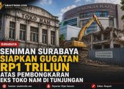 Seniman Surabaya Siapkan Gugatan Rp1 Triliun atas Pembongkaran Eks Toko Nam di Tunjungan