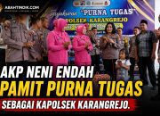 AKP Neni Endah Pamit Purna Tugas, 38 Tahun Pengabdian Ditutup dengan Haru di Karangrejo