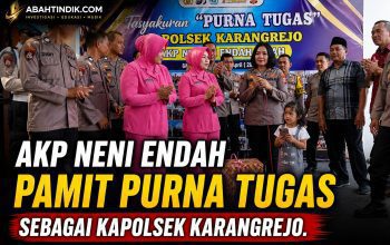 AKP Neni Endah Pamit Purna Tugas, 38 Tahun Pengabdian Ditutup dengan Haru di Karangrejo