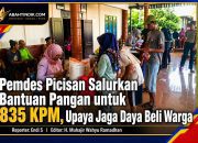 Pemdes Picisan Salurkan Bantuan Pangan untuk 835 KPM, Upaya Jaga Daya Beli Warga