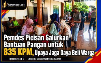 Pemdes Picisan Salurkan Bantuan Pangan untuk 835 KPM, Upaya Jaga Daya Beli Warga