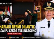 Tri Hariadi Resmi Dilantik Sebagai Pj Sekda Tulungagung