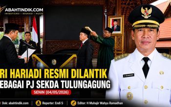 Tri Hariadi Resmi Dilantik Sebagai Pj Sekda Tulungagung
