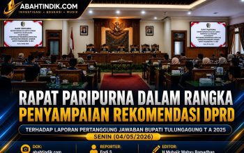 Rapat Paripurna dalam Rangka Penyampaian Rekomendasi DPRD Terhadap Laporan Pertanggung Jawaban Bupati Tulungagung T A 2025 