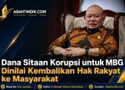 Dana Sitaan Korupsi untuk MBG Dinilai Kembalikan Hak Rakyat