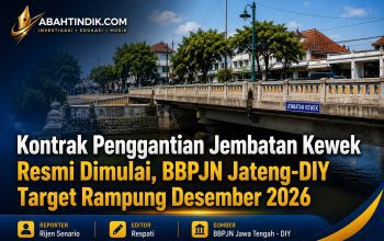 Kontrak Penggantian Jembatan Kewek Resmi Dimulai, BBPJN Jateng-DIY Target Rampung Desember 2026