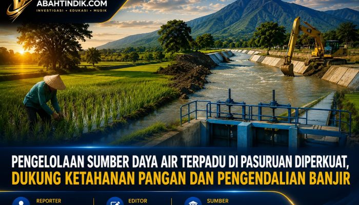 Pengelolaan Sumber Daya Air Terpadu di Pasuruan Diperkuat, Dukung Ketahanan Pangan dan Pengendalian Banjir