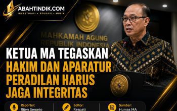 Ketua MA Tegaskan Hakim dan Aparatur Peradilan Harus Jaga Integritas