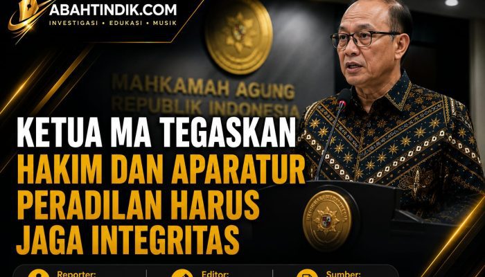 Ketua MA Tegaskan Hakim dan Aparatur Peradilan Harus Jaga Integritas