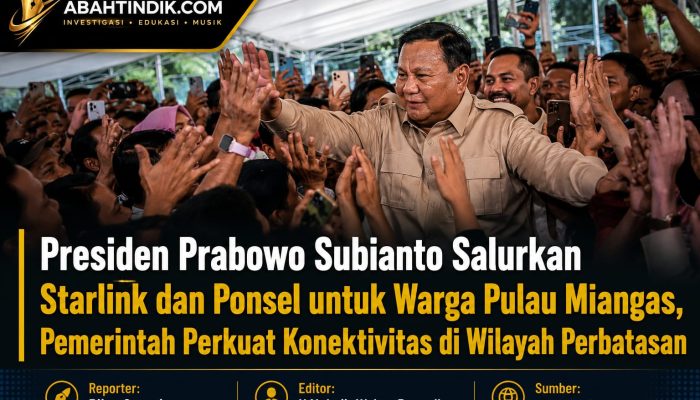 Presiden Prabowo Subianto Salurkan Starlink dan Ponsel untuk Warga Pulau Miangas, Pemerintah Perkuat Konektivitas di Wilayah Perbatasan