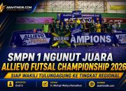 SMPN 1 Ngunut Juara Allievo Futsal Championship 2026, Siap Wakili Tulungagung ke Tingkat Regional