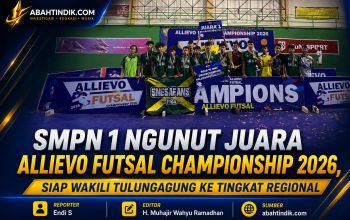 SMPN 1 Ngunut Juara Allievo Futsal Championship 2026, Siap Wakili Tulungagung ke Tingkat Regional