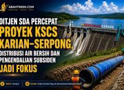 Ditjen SDA Percepat Proyek KSCS Karian–Serpong, Distribusi Air Bersih dan Pengendalian Subsiden Jadi Fokus