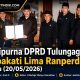 Paripurna DPRD Tulungagung Sepakati Lima Ranperda. 