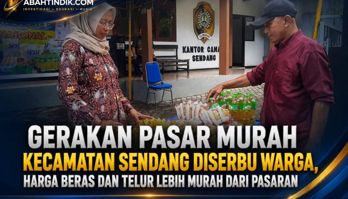 Gerakan Pasar Murah Kecamatan Sendang Diserbu Warga, Harga Beras dan Telur Lebih Murah dari Pasaran