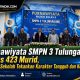 Purnawiyata SMPN 3 Tulungagung Lepas 423 Murid, Kepala Sekolah Tekankan Karakter Tangguh dan Kejujuran
