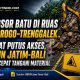 Longsor Batu di Ruas Ponorogo–Trenggalek Sempat Putus Akses, BBPJN Jatim-Bali Gerak Cepat Tangani Material
