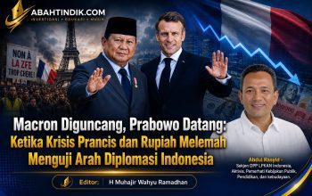 Macron Diguncang, Prabowo Datang: Ketika Krisis Prancis dan Rupiah Melemah Menguji Arah Diplomasi Indonesia