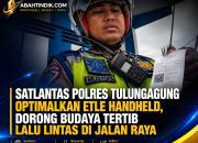 Satlantas Polres Tulungagung Optimalkan ETLE Handheld, Dorong Budaya Tertib Berlalu Lintas di Jalan Raya
