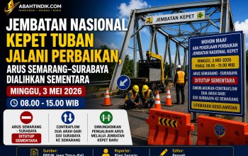 Jembatan Nasional Kepet Tuban Jalani Perbaikan, Arus Semarang–Surabaya Dialihkan Sementara