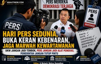 Hari Pers Sedunia, Buka Keran Kebenaran, Jaga Marwah Kewartawanan