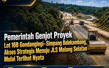 Proyek Lot 16B Gondanglegi–Simpang Balekambang, Akses Strategis Menuju JLS Malang Selatan Mulai Terlihat Nyata