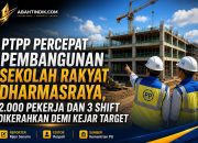PTPP Percepat Pembangunan Sekolah Rakyat Dharmasraya, 2.000 Pekerja dan 3 Shift Dikerahkan Demi Kejar Target