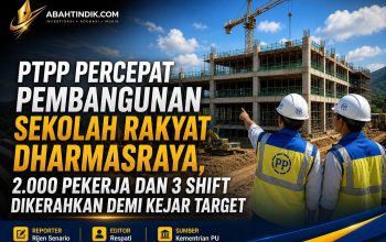 PTPP Percepat Pembangunan Sekolah Rakyat Dharmasraya, 2.000 Pekerja dan 3 Shift Dikerahkan Demi Kejar Target
