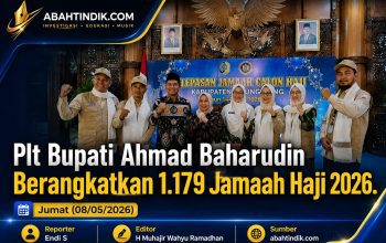 Plt Bupati Ahmad Baharudin Berangkatkan 1.179 Jamaah Haji 2026