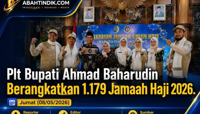 Plt Bupati Ahmad Baharudin Berangkatkan 1.179 Jamaah Haji 2026