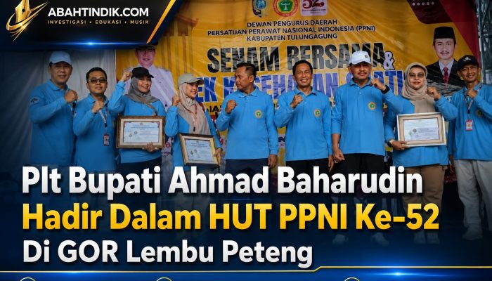 Plt Bupati Ahmad Baharudin Hadiri HUT Ke-52 PPNI di GOR Lembu Peteng, Apresiasi Dedikasi Perawat