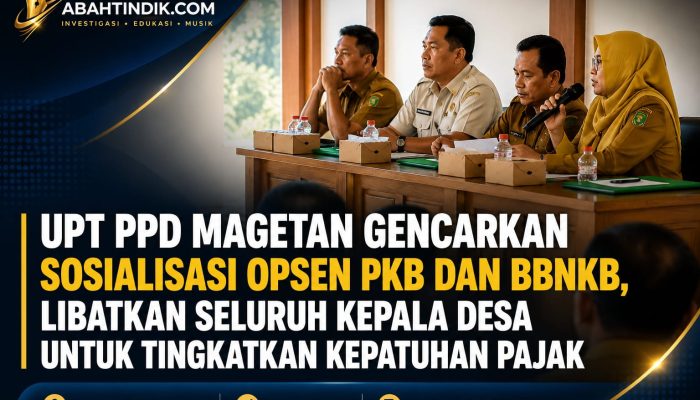 UPT PPD Magetan Gencarkan Sosialisasi Opsen PKB dan BBNKB, Libatkan Seluruh Kepala Desa untuk Tingkatkan Kepatuhan Pajak