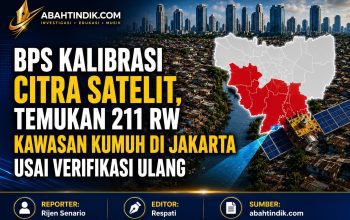 BPS Kalibrasi Citra Satelit, Temukan 211 RW Kawasan Kumuh di Jakarta Usai Verifikasi Ulang